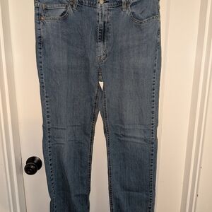 Levi's Blue Denim Jeans with Tan Label